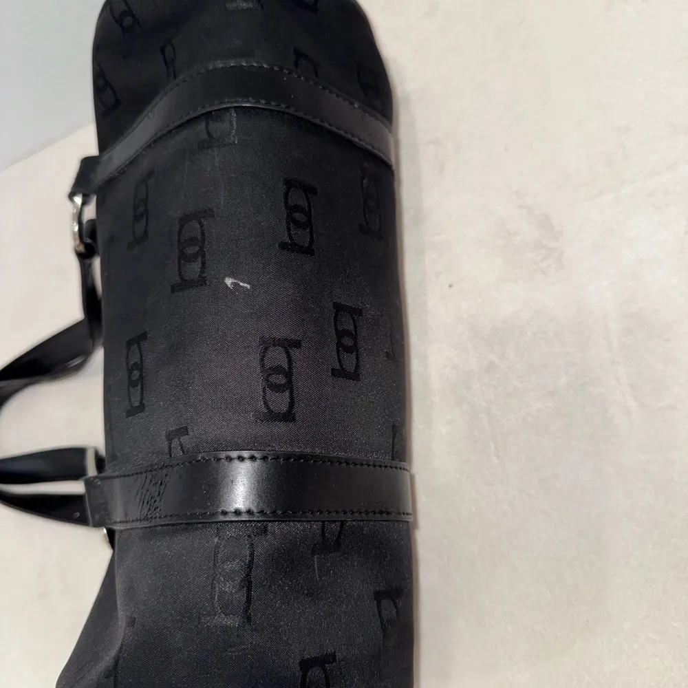 Vintage Y2K BEBE Black Women’s Mini Shoulder Monogram‎ Bag - Image 7