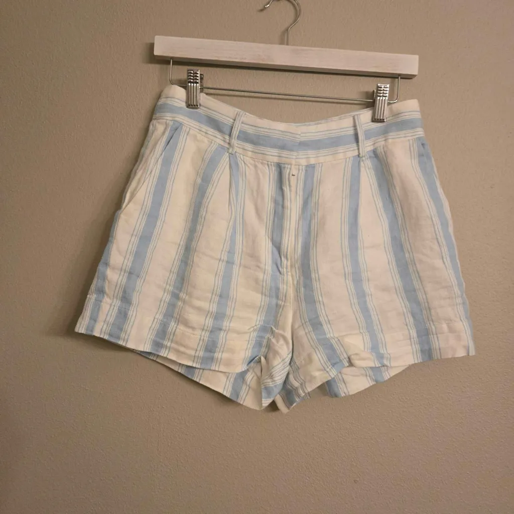 frame denim FRAME Striped Linen Shorts‎ - Image 2