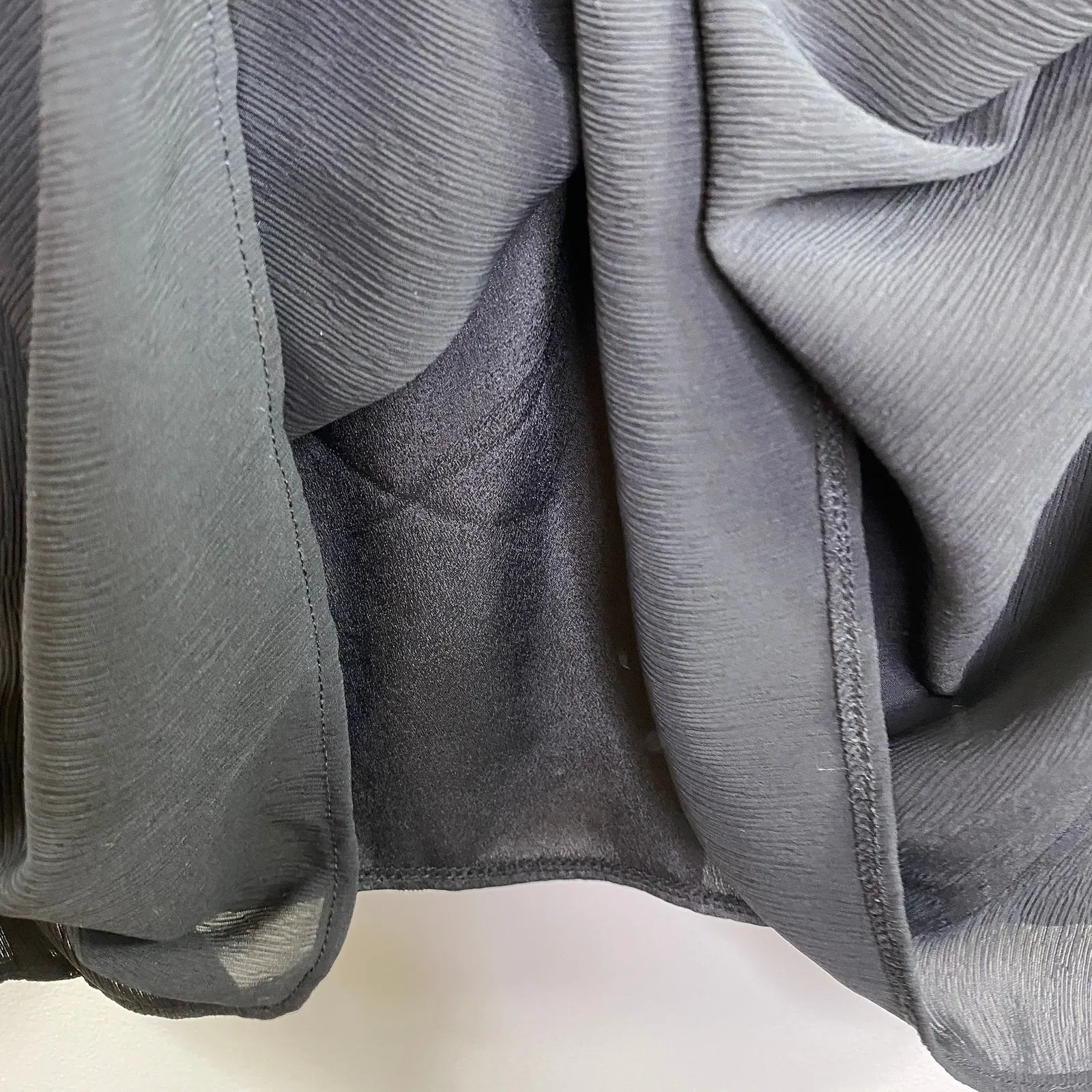 BB Dakota Black Sandrine V-Neck Mini Dress Women Size M Cocktail Party - Image 7