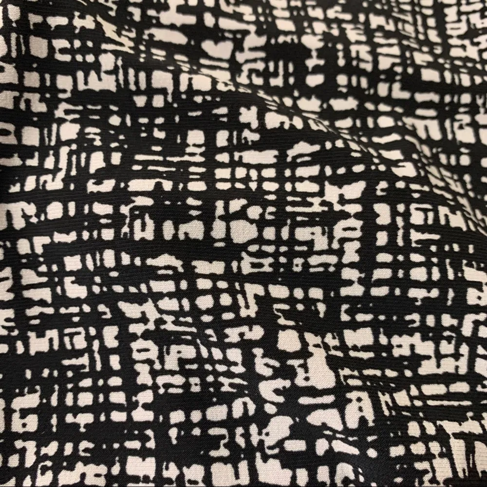 Lauren Ralph Lauren Black Printed Jersey 3/4 Sleeve Sheath Dress Size 16 - Image 9