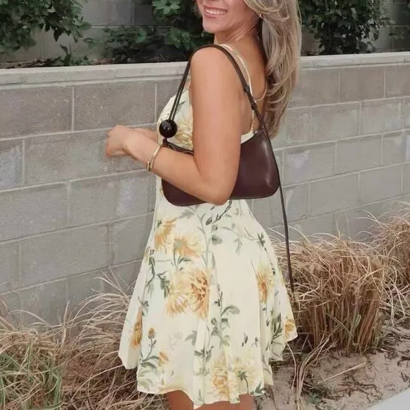 REFORMATION Annelise Mini Dress In Floral Print, Size 2, $218 - Image 2