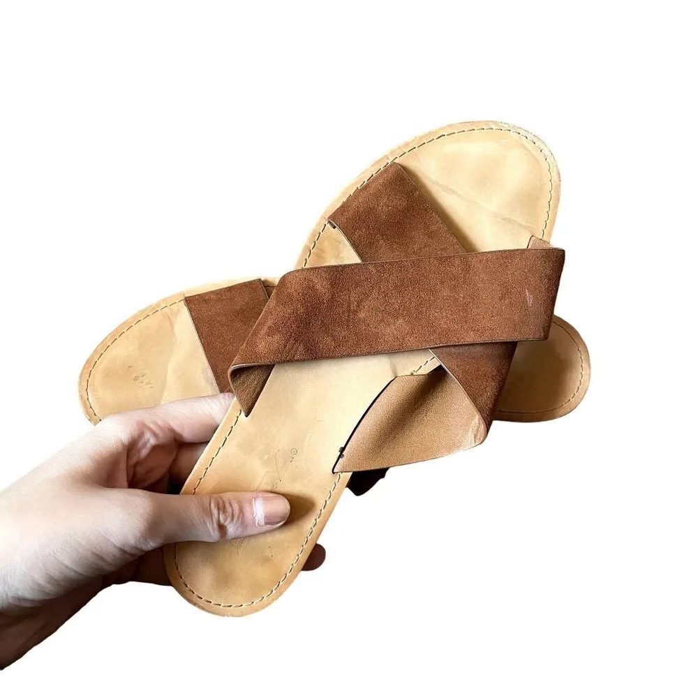 SODA faux leather strap sandals summer beach shoes comfortable slip ons - Image 2