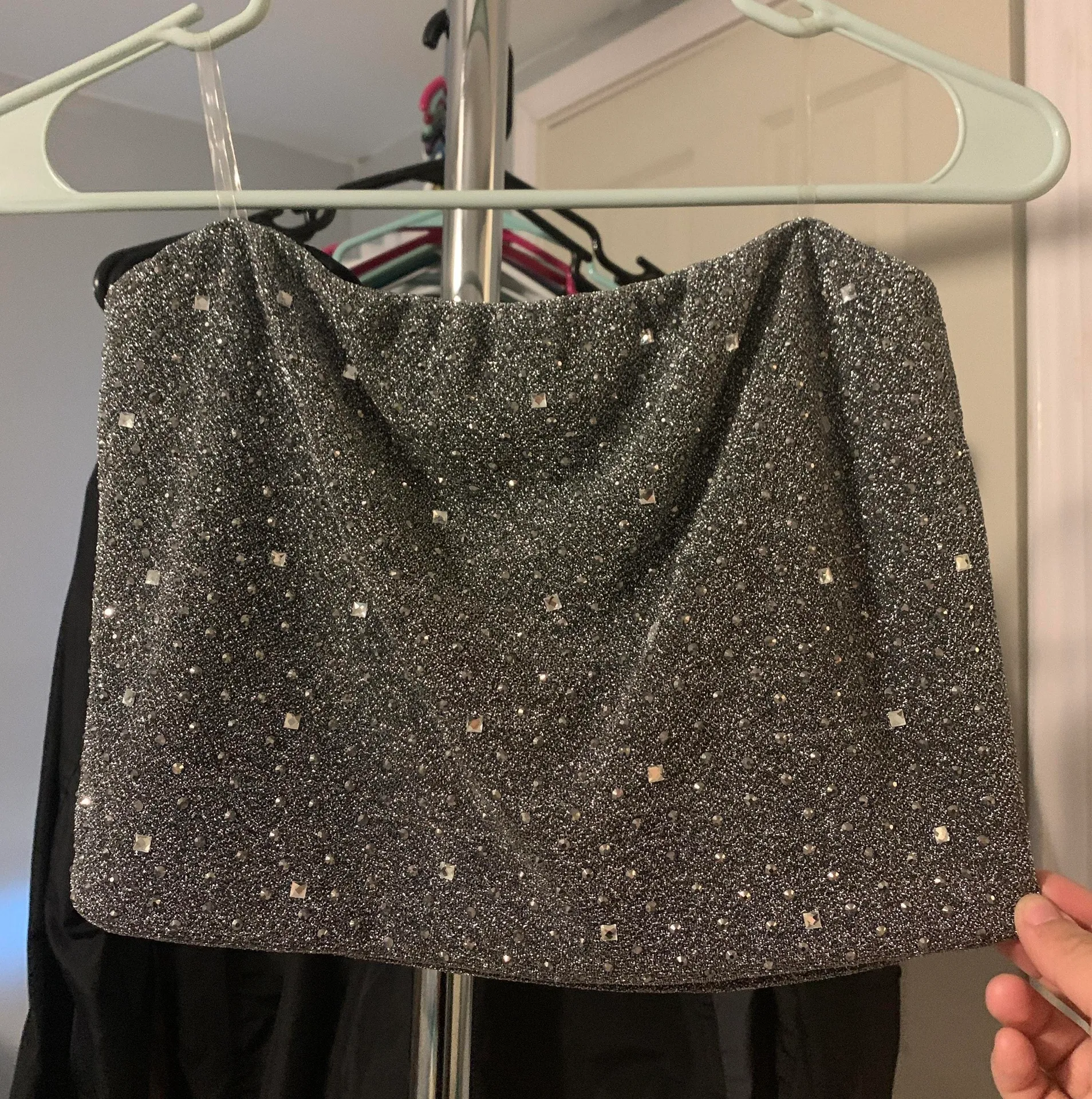 Windsor Sparkly Bandeau Top - Image 2