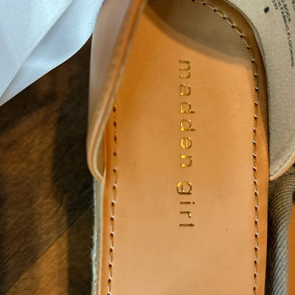 Steve Madden Girl Collette Wedge Denim Sandal Size 9.5 NWT - Image 10