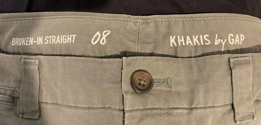 Gap Green Khakis - Image 3