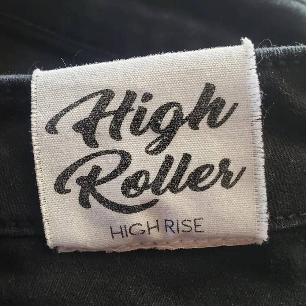 Kensie Black High Roller High Rise Jeans 14/32 - Image 9