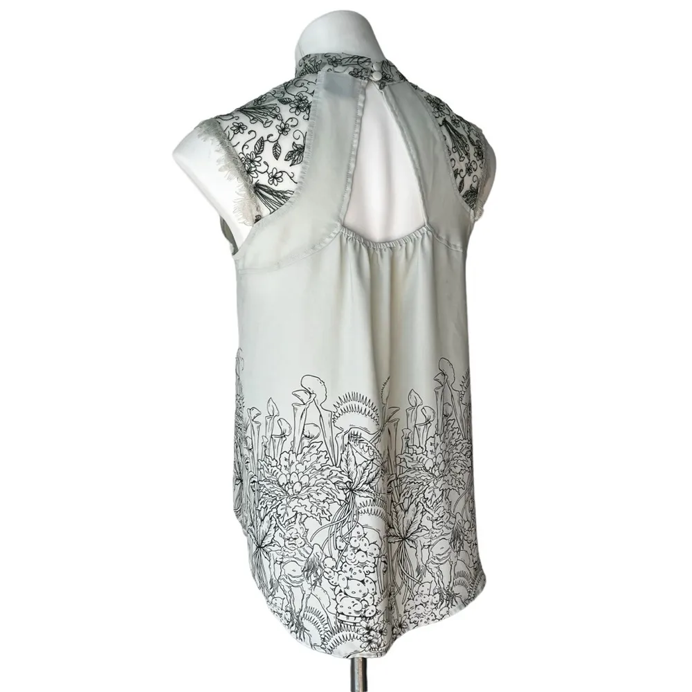 Boxlunch Collection Harry Potter High Neck Light Green Sleeveless Blouse, Sz XS - Image 7