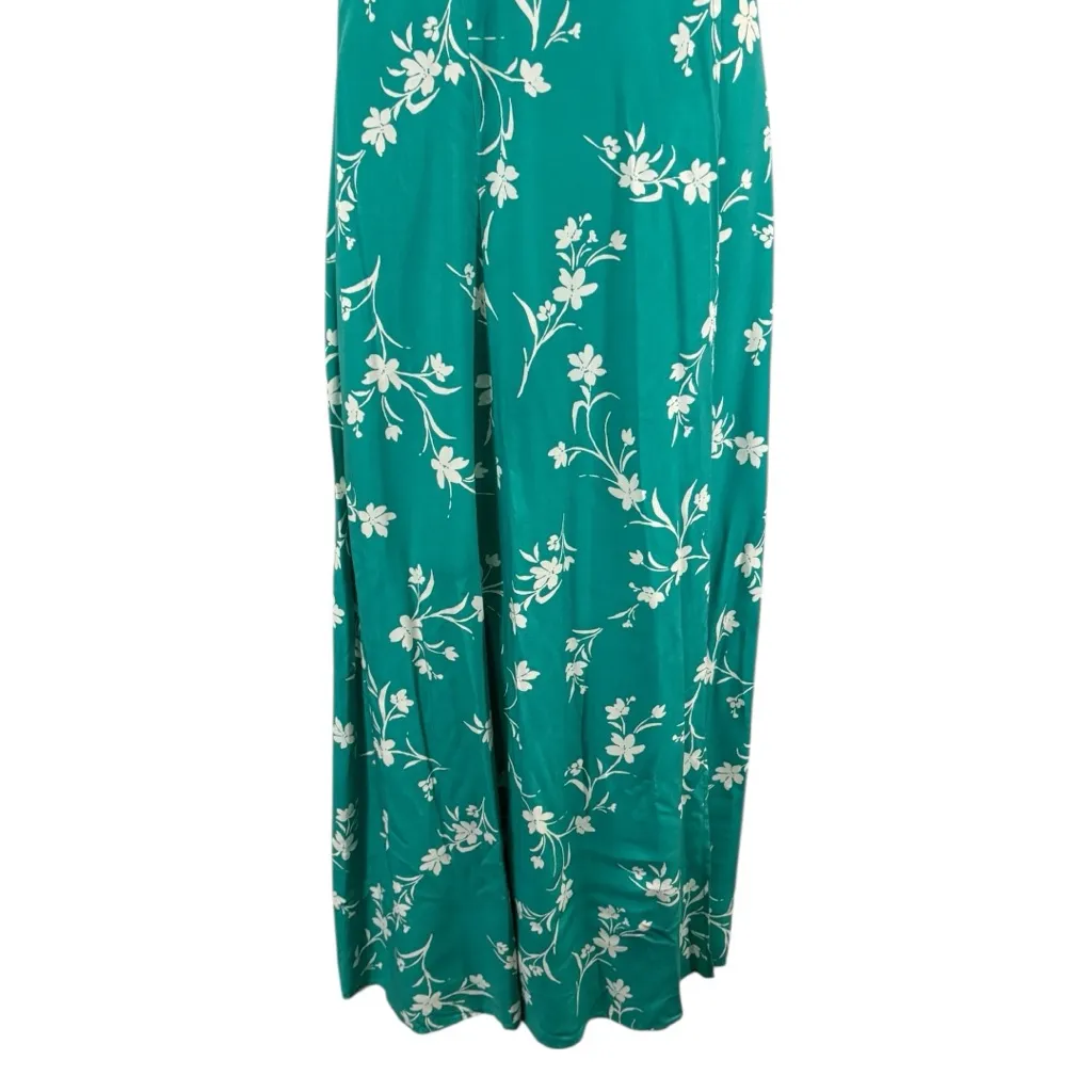 NEW Z Supply Uma Floral Print V neck Short Sleeve Wrap Maxi Dress Size Small - Image 6