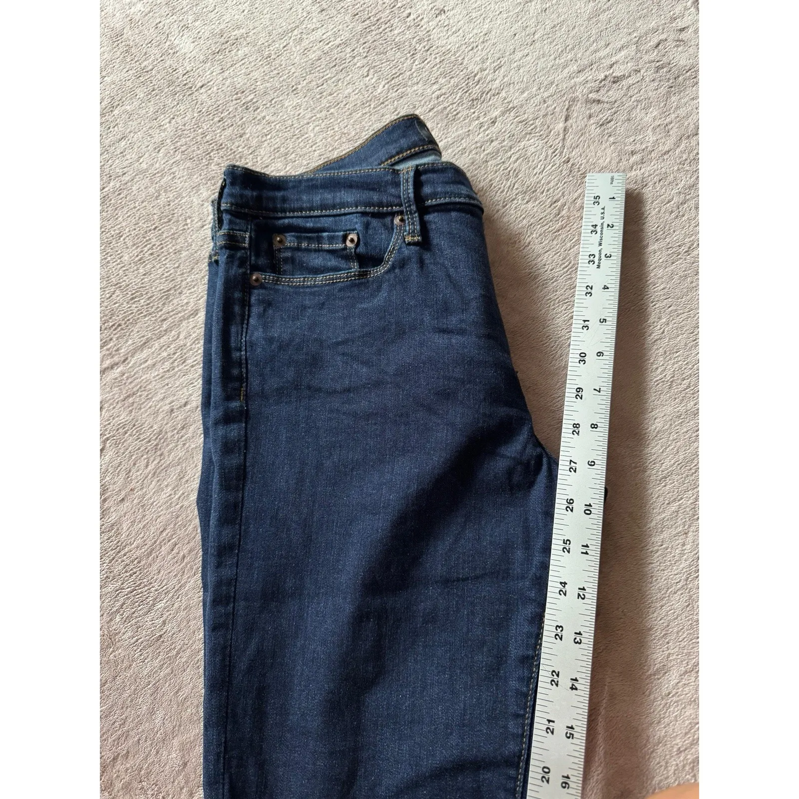 Banana Republic Womens Jeans Sculpt Skinny Dark Wash Denim Blue Size‎ 29 Petite - Image 9