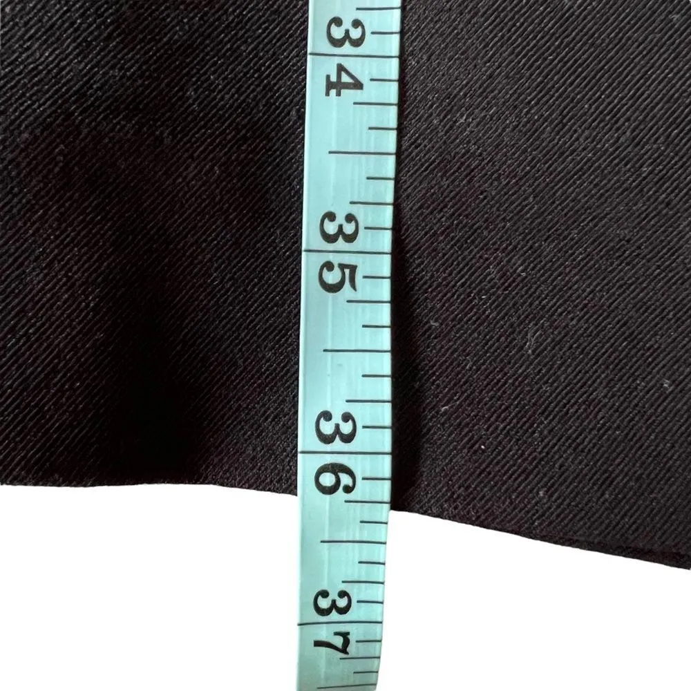 MM Lafleur Black 3/4 Sleeve Sheath Dress Career Work Office Size 2 - Image 9