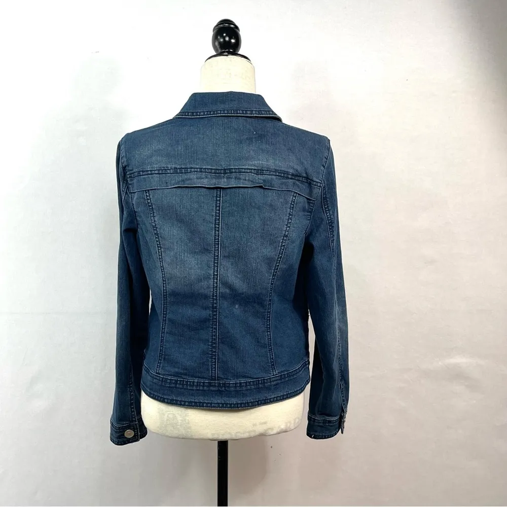 Cropped Denim Jacket Size PL - Image 3