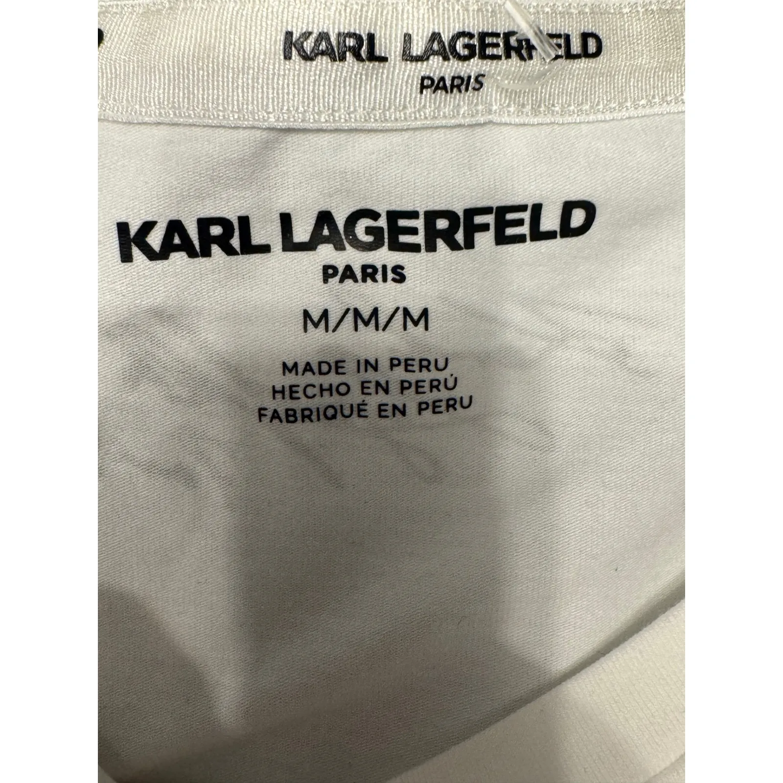 Karl Lagerfeld Paris Bonjour Eiffel Tower Graphic T - Image 5