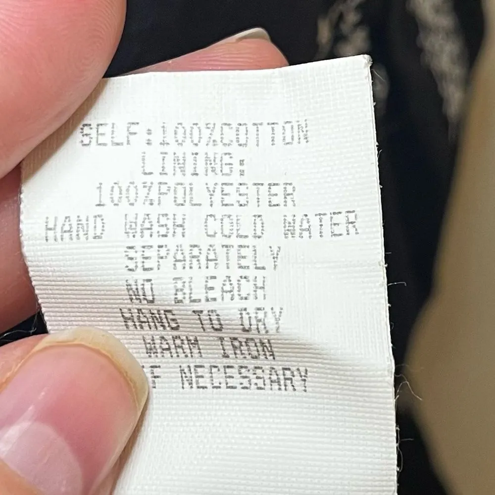 Rabbit Rabbit Rabbit Fit & Flare Dress Sleeveless/Strapless Embroidered Black 10 - Image 9