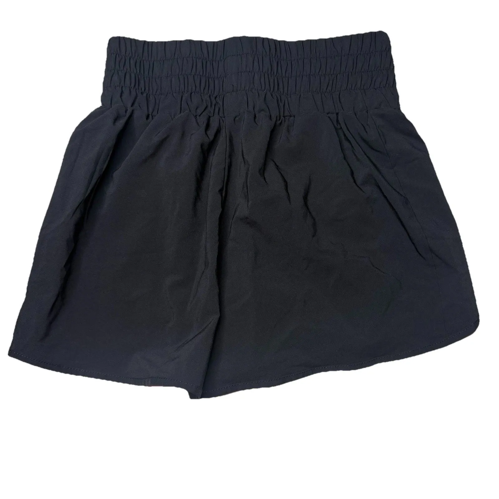 B. Brand Black High Waisted Athletic Pull on Running Shorts Size Medium Womens - Image 2