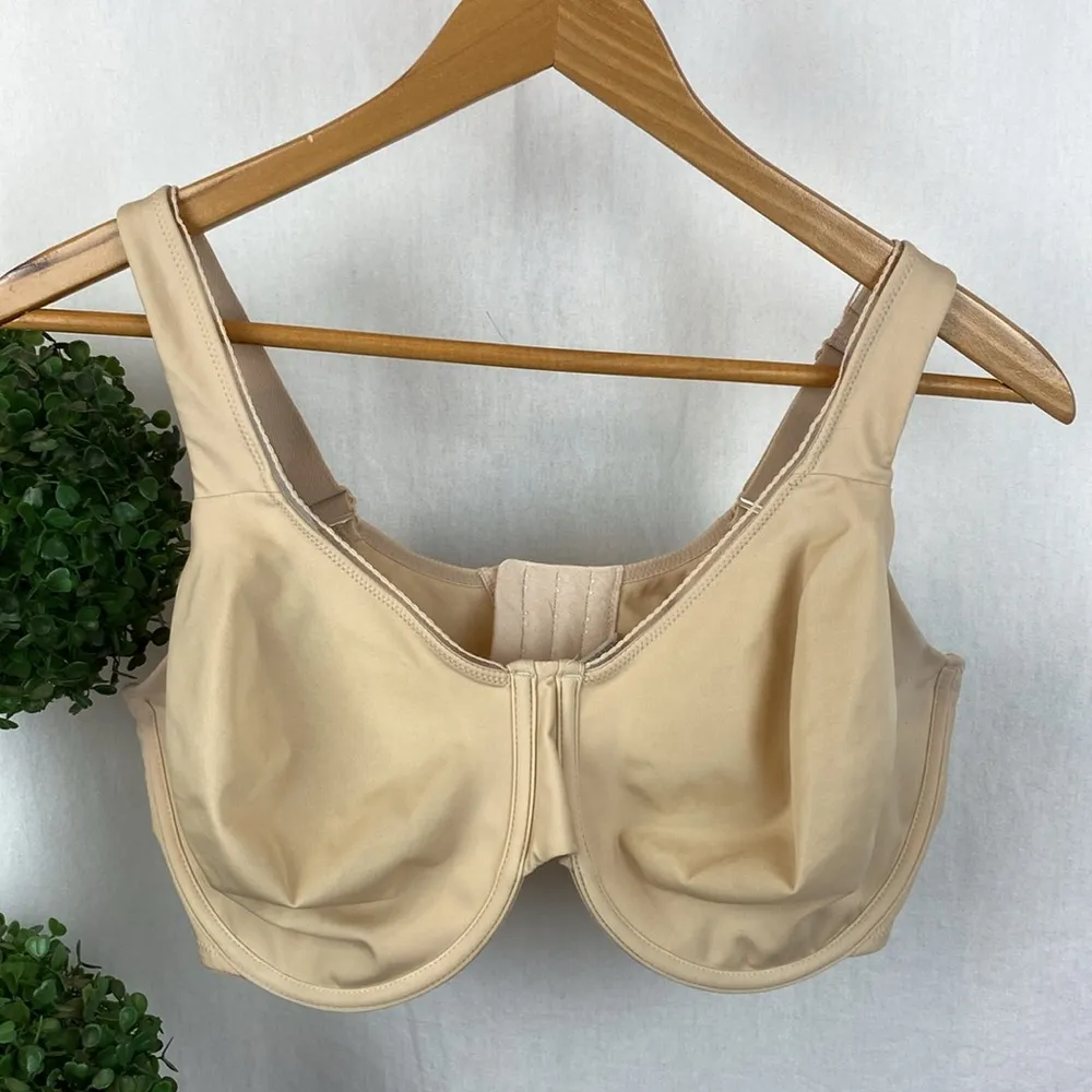 Wacoal Tan 855325 High Standards Unlined Underwire Full Cover Bra 42DDD F - Image 2
