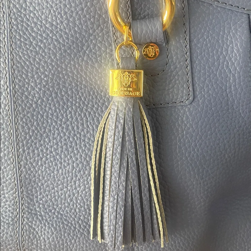 Rare Vintage Prix de Dressage Blue Handbag AAA condition - Image 3