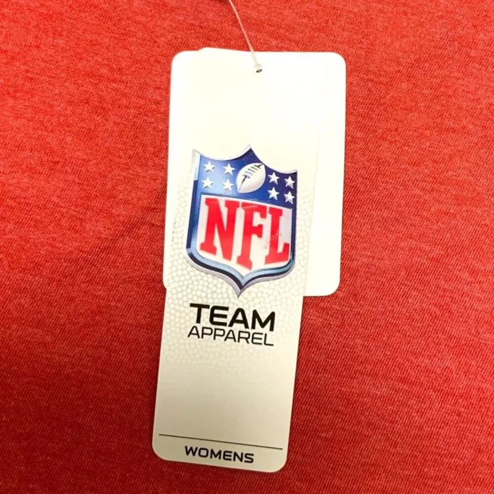 NFL Atlanta Falcons Women's Roundabout Short Sleeve T-Shirt in Red, Small - Image 4