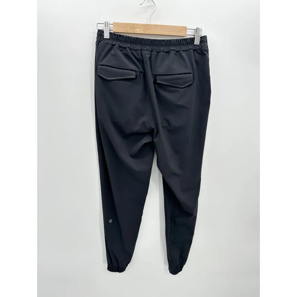 Lululemon Joggers Women 6 Black Active Casual Pants Career Pleated Travel Work - Image 2