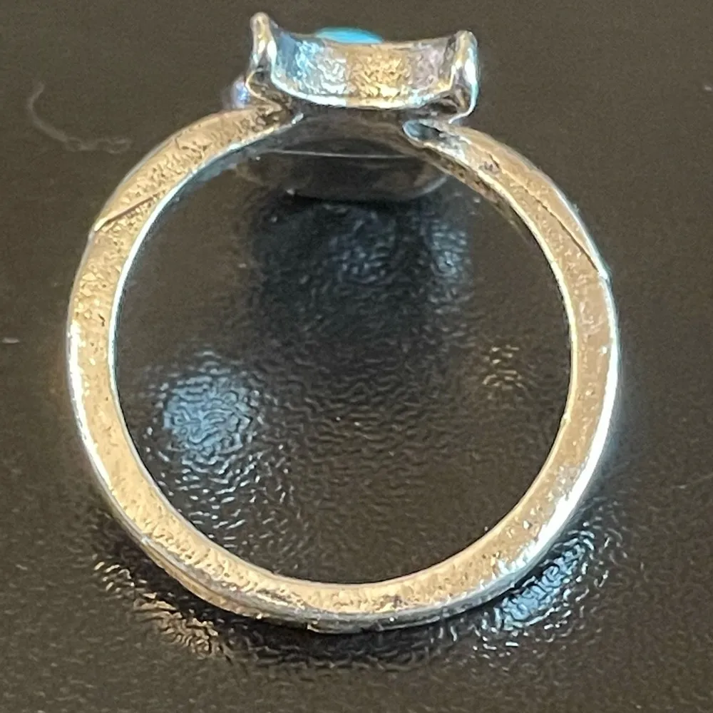 The Moon Turquoise stone ring size 4 - Image 5