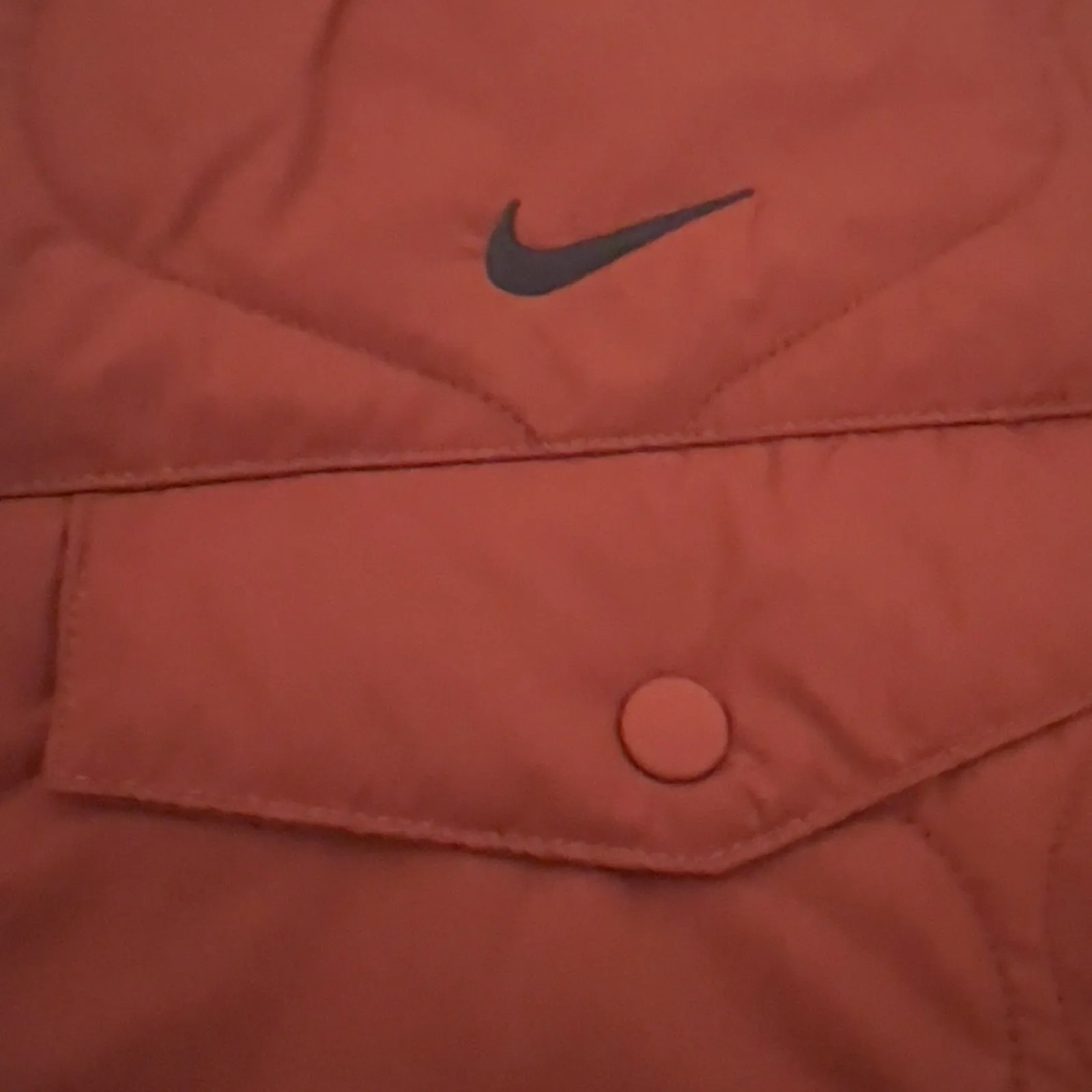 Nike Sportswear Essential Quilted Trench Jacket Orange FB8732-832 Women Size XL - Image 5