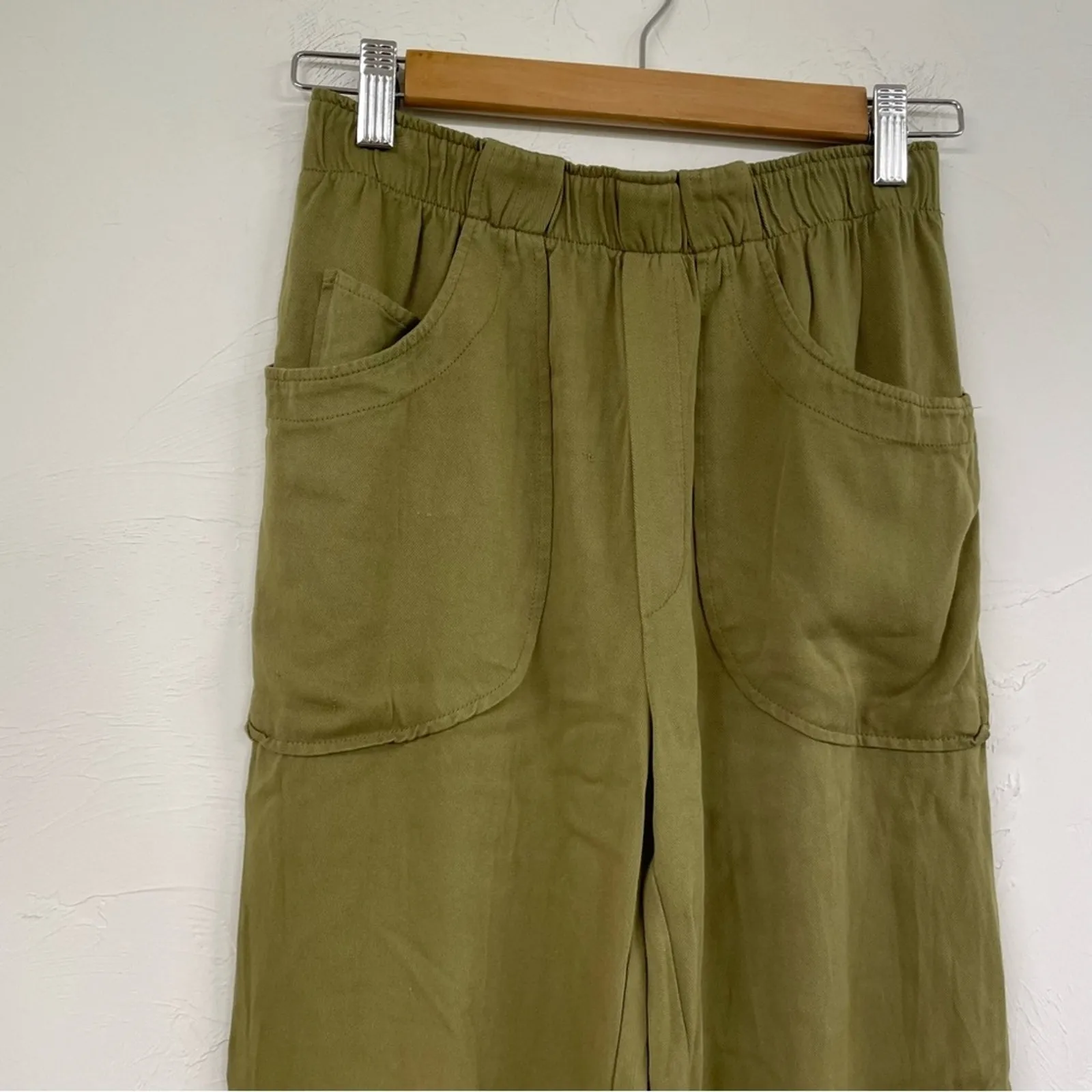 Dolan Anthropologie Green Casual Pull On Pants Women’s XS Womens Joggers Boho - Image 3