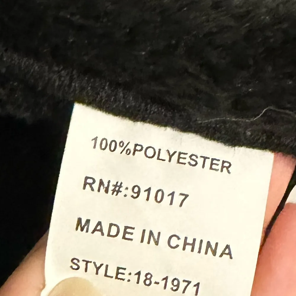 Solitaire Twill & Faux Fur Convertible Faux Sherpa Lined Pocket Jacket Belt Coat - Image 6