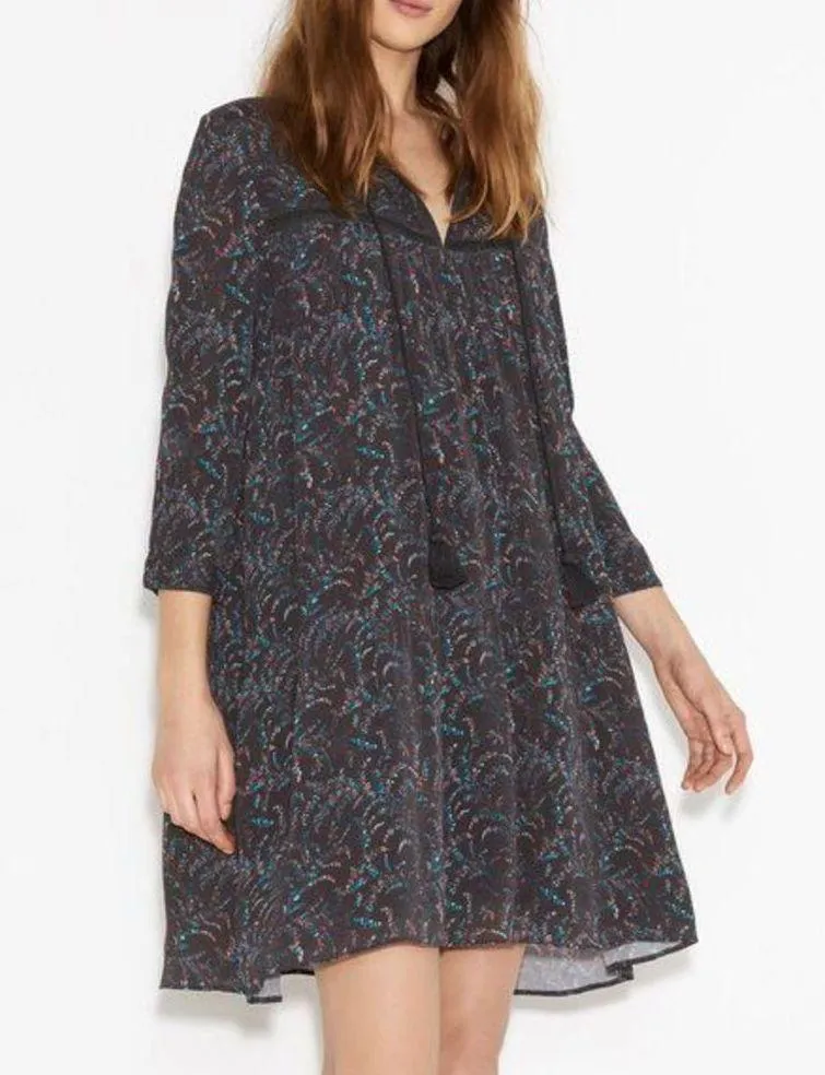 Ba & sh nwt robe esra long sleeve bohemian floral print peasant dress size 1 or - Image 2