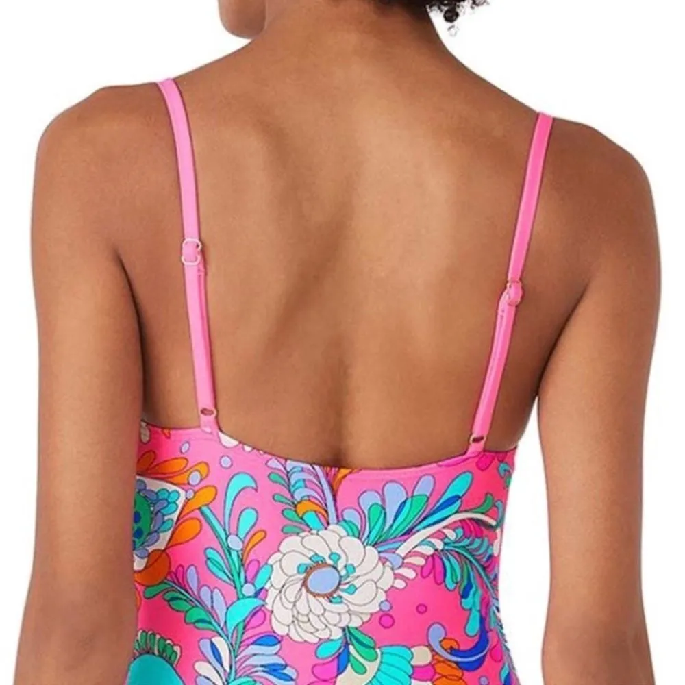 Kate Spade Cinch Front Underwire One Piece Swimsuit - Image 4