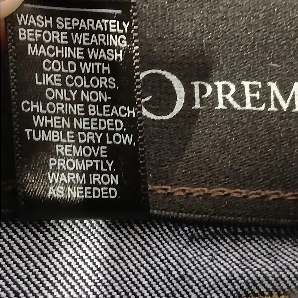 Cato Premium Women's Denim Jeans Size 6 Blue Straight Dark Wash Western Cowgirl - Image 6