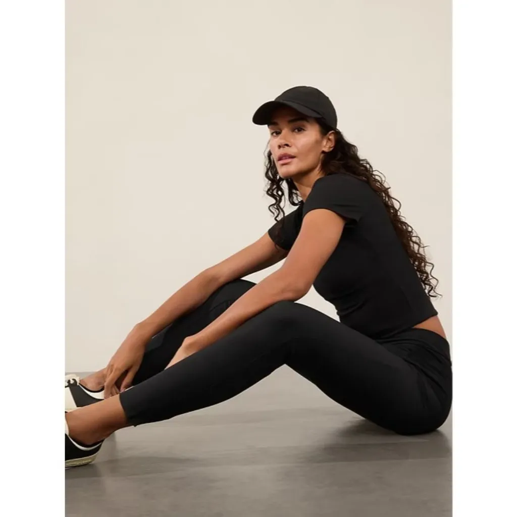 Athleta Size 6 Stellar Mid Rise Slim Pant Black - Image 3