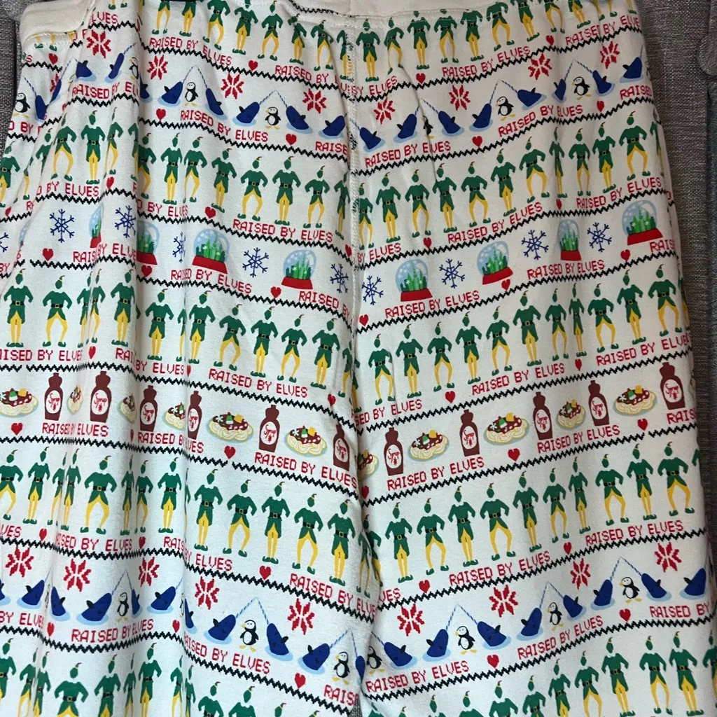 Hanna Andersson Elf Fairisle Long John Pajama Pants in Size Extra Extra Large White - Image 11