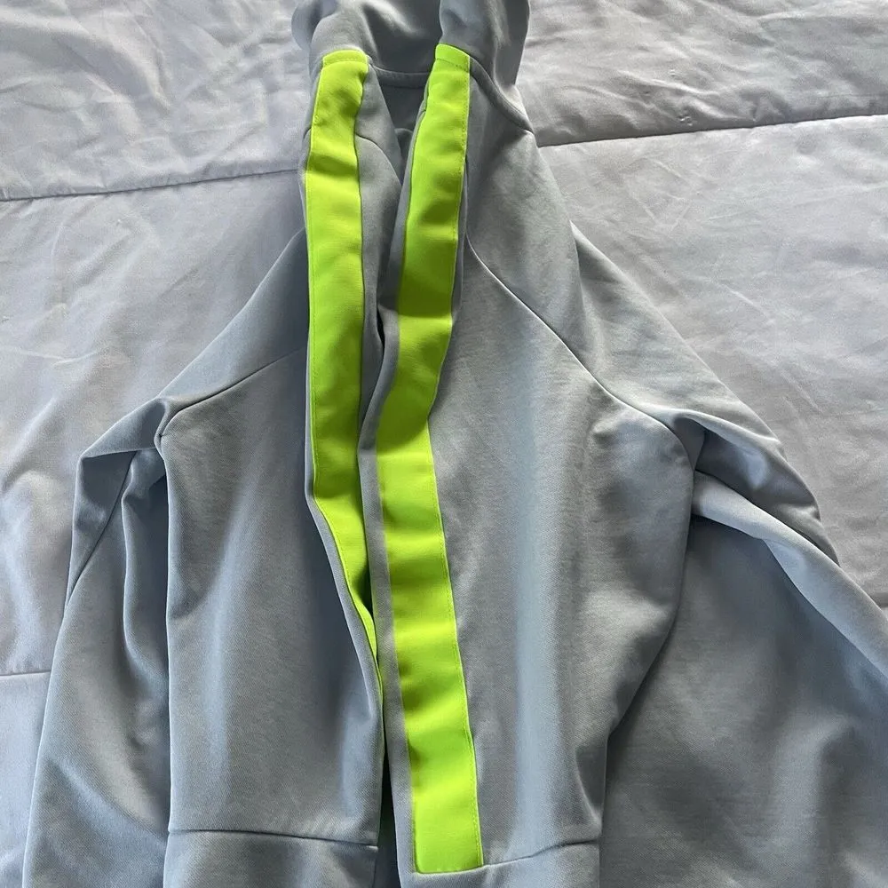 Nike Full Zip Grey‎ Reflective Sleeve Lightweight Jacket Activewear Athletic - Image 4