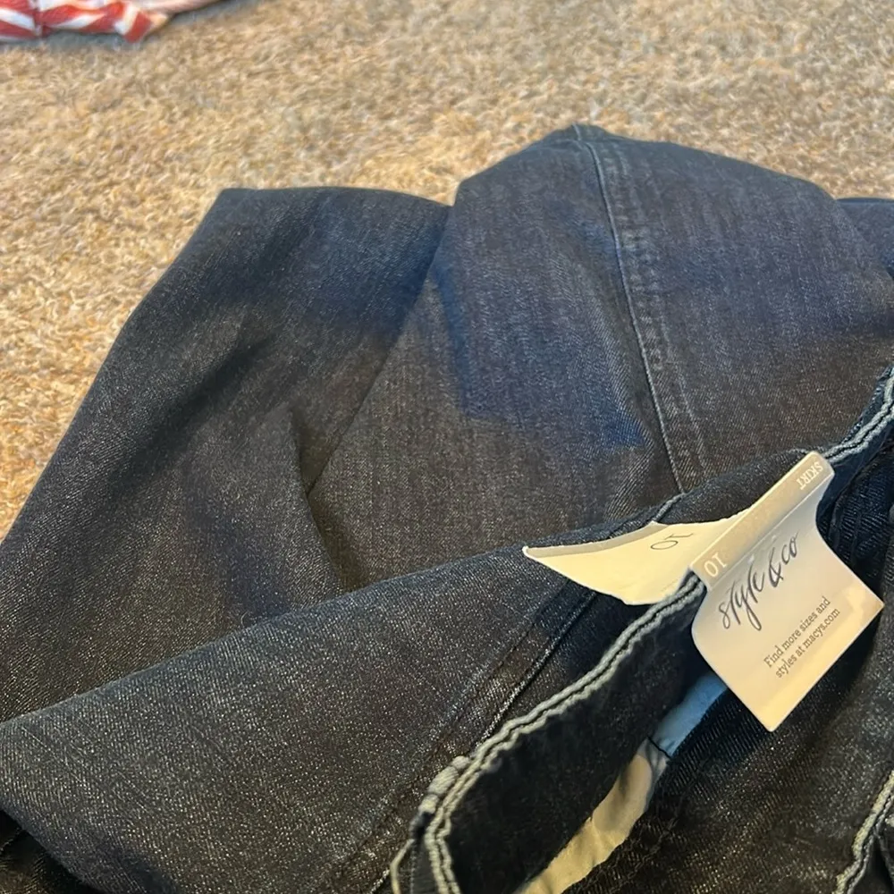 NWT Style & Co Women’s Long Denim Skirt Sz 10 - Image 8