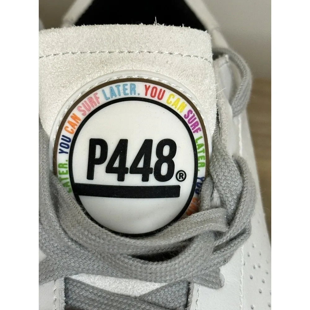 P448 Jack Pride Capsule Sneaker Size 37 White Rainbow - Image 8
