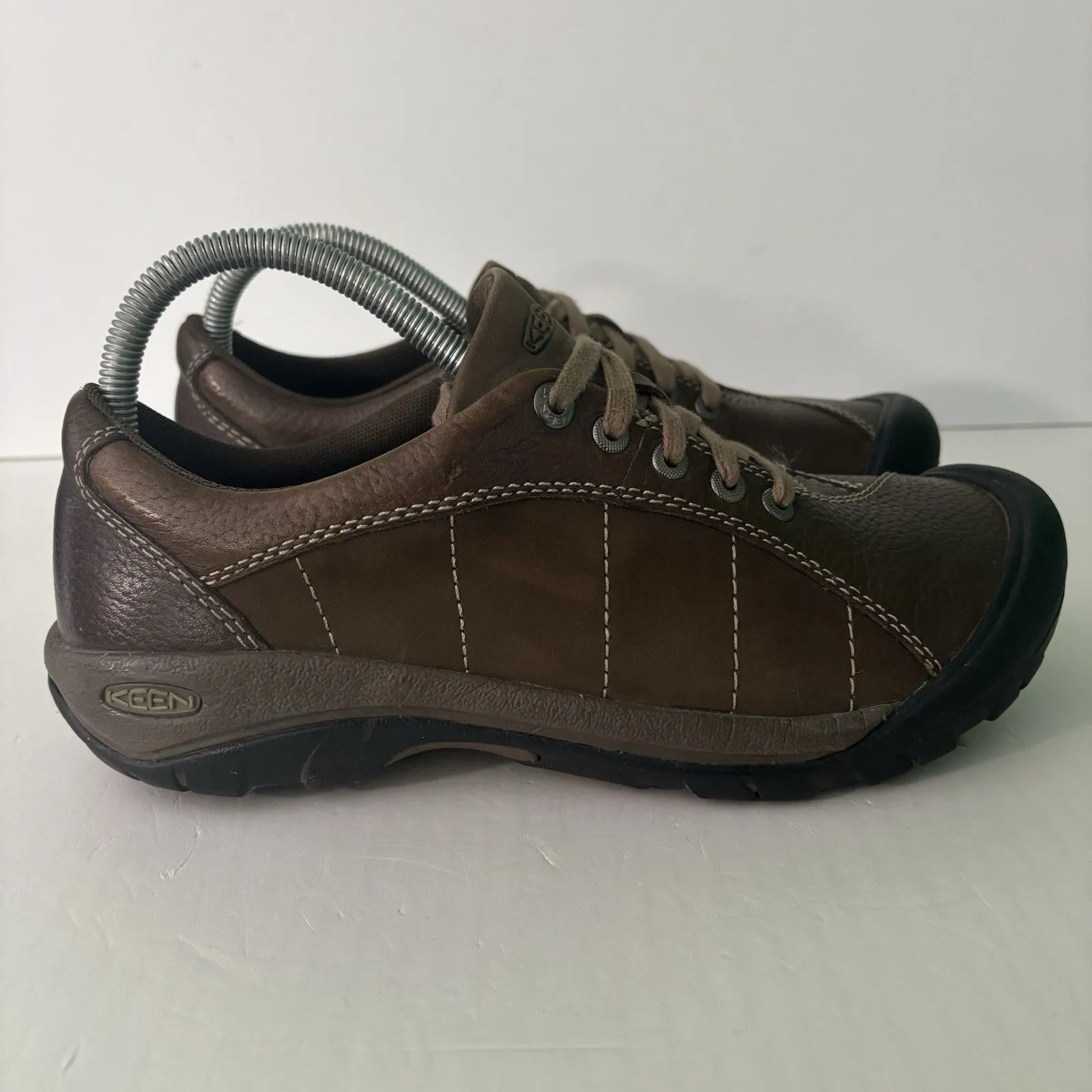 Keen Presidio Shoes Brown Leather Sneakers Women's size 9 US Outdoor Casual - Image 3