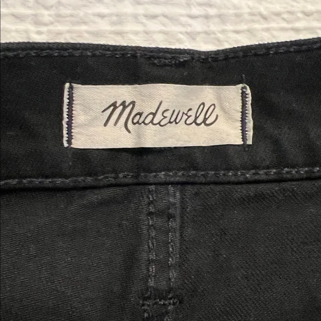 MADEWELL Perfect Vintage Flare Jean high rise black size 31 - Image 7