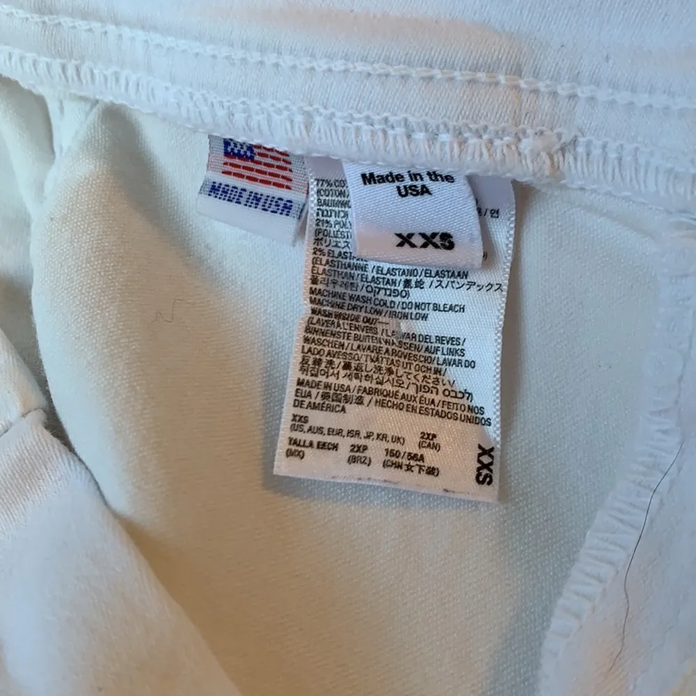 American Apparel Easy Jean in White XXS - Image 7