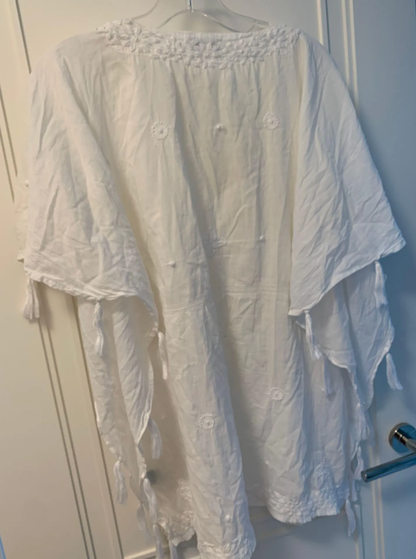 White Cotton Cover Up - Image 2