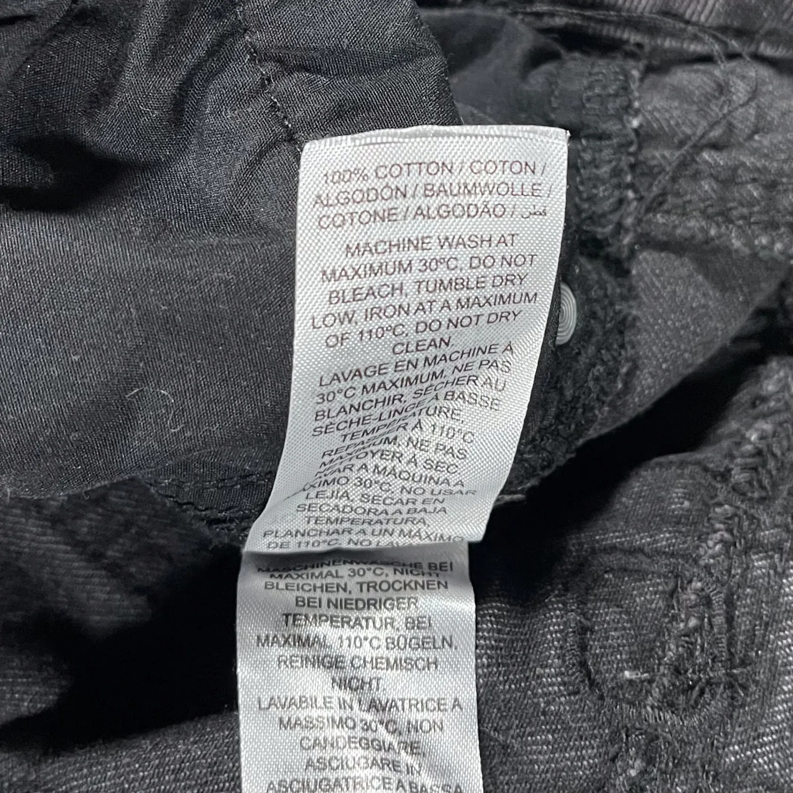 Edikted Women's Jeans Baggy Wide Leg Denim Relaxed Casual 1980 S Dark Gray - Image 3