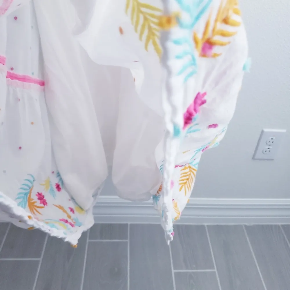 Crown & Ivy Sleeveless Embroided Tie Back Maxi Dress - Image 6