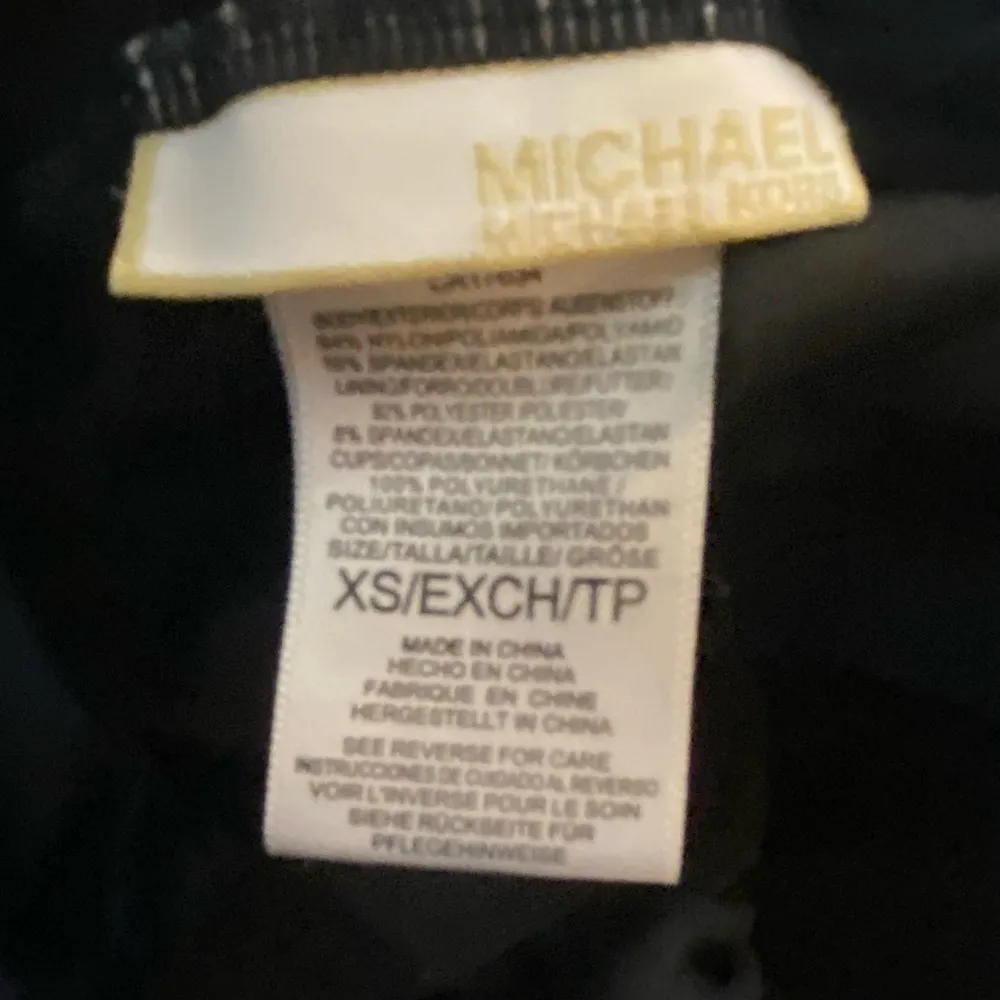 Navy Blue Logo Halter Top Size XS - Image 6