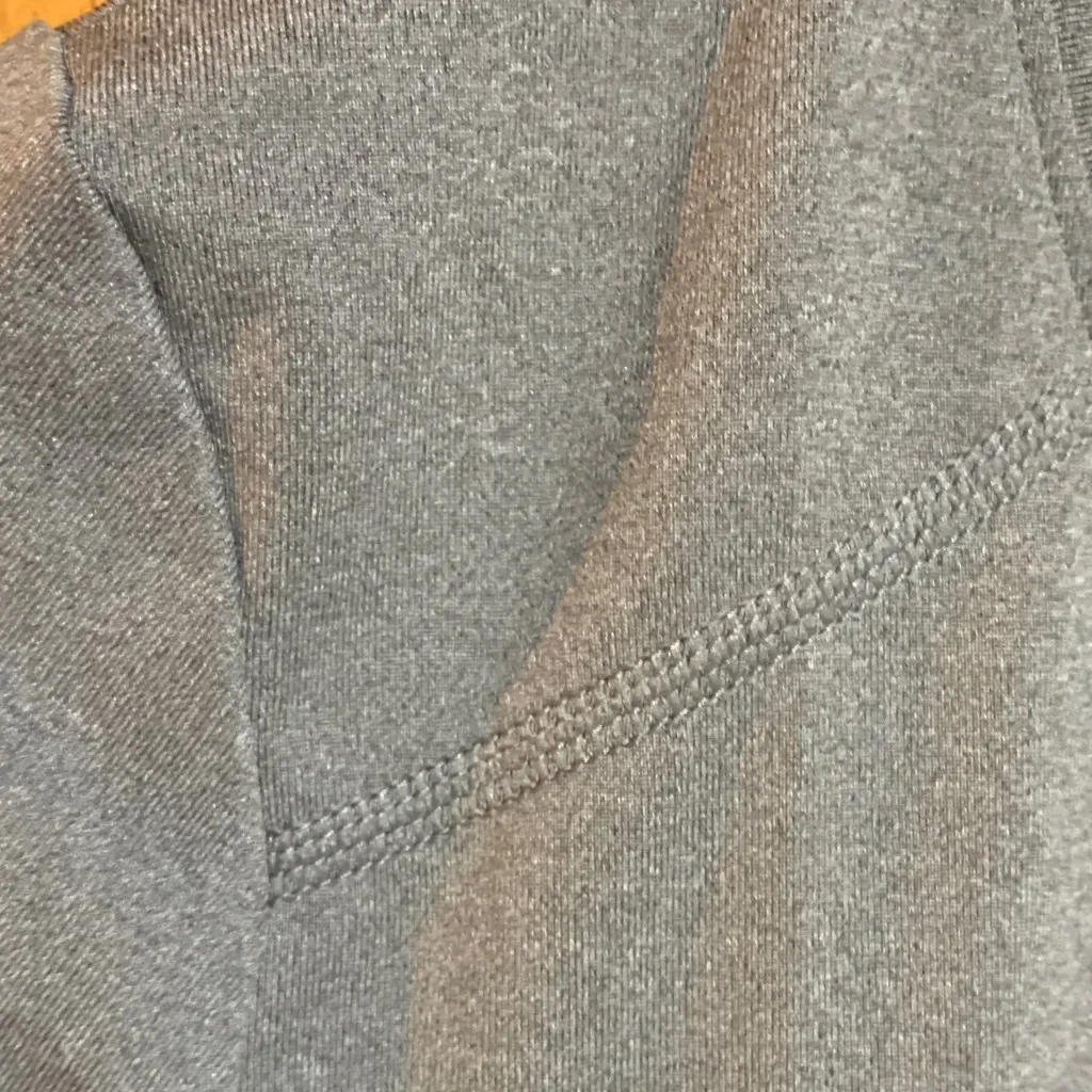 FILA  Women's Gray V-Neck Short Sleeve Tee - Image 4