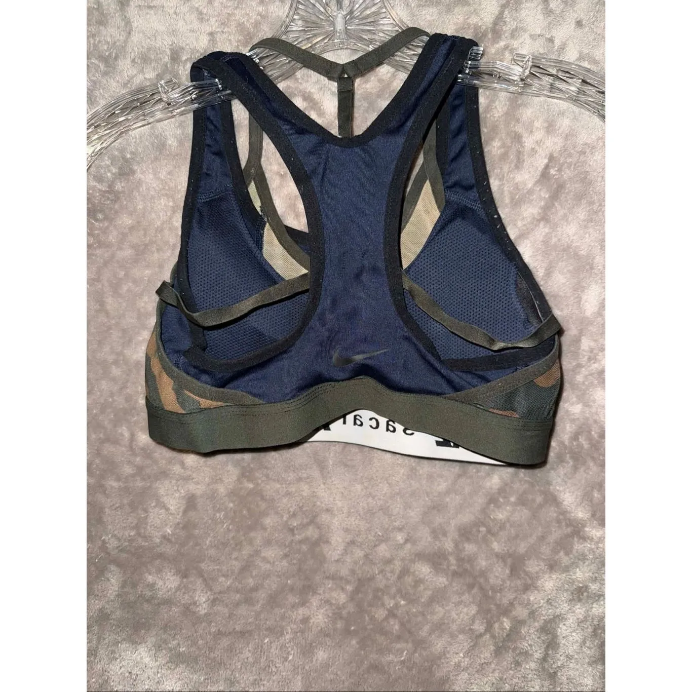 Sacai x Nike FA19 Women’s XS Hybrid Limited Collaboration Blue Black Camo Padded - Image 3