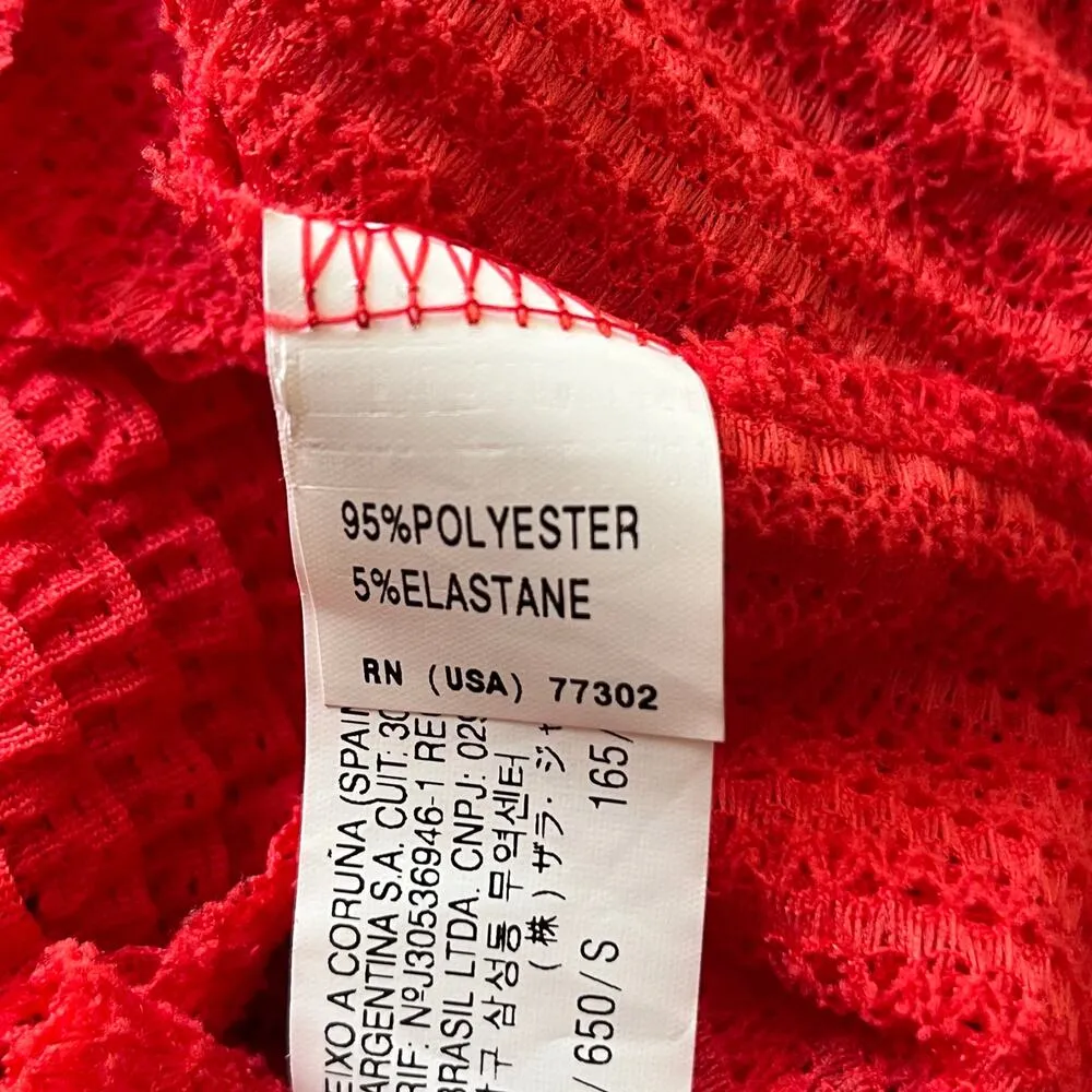 ZARA  Ruffled Peplum Top - Size S - Image 7