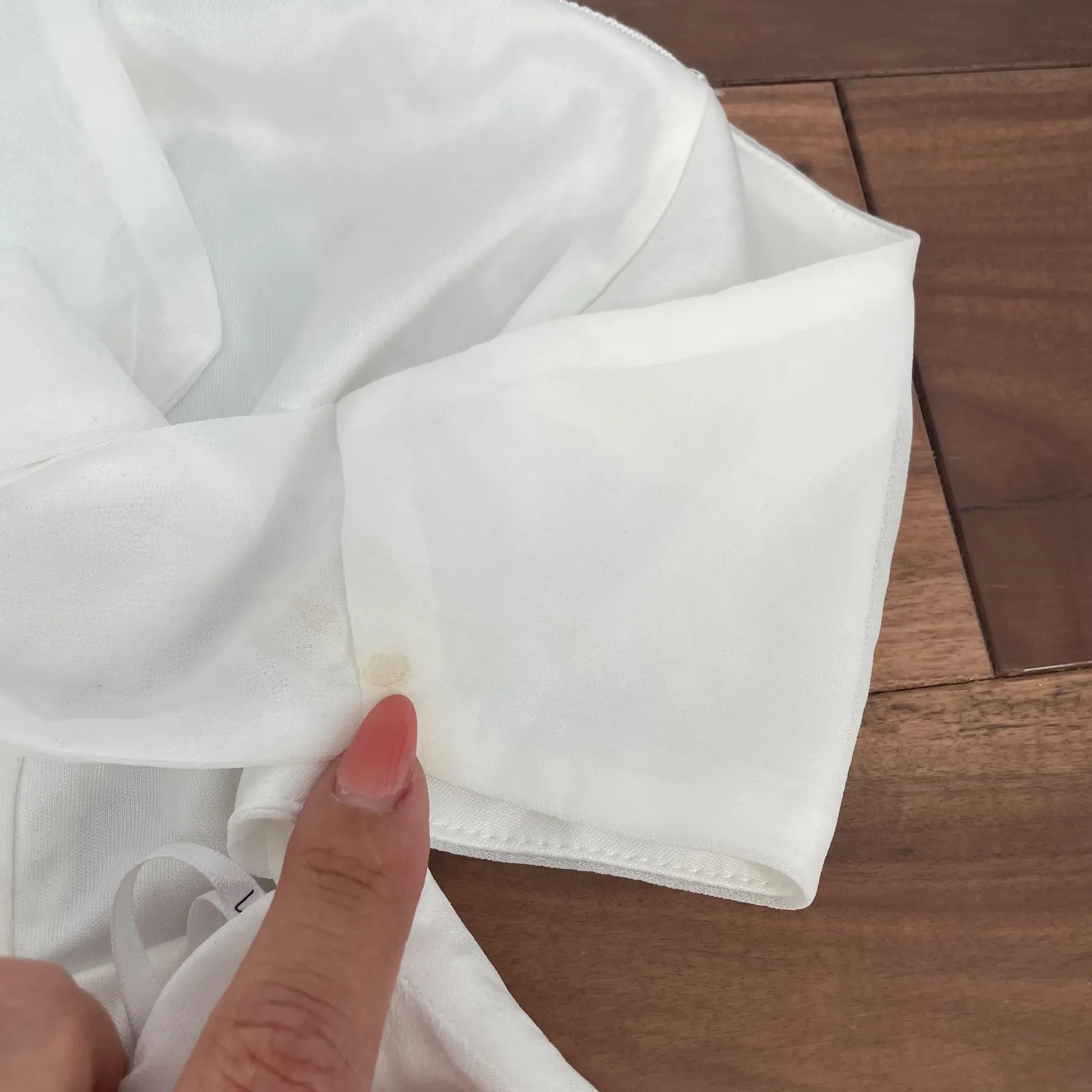 Lulus White Tiered Ruffle Dress XS Short Sleeve Bow Back Casual Mini - Image 8