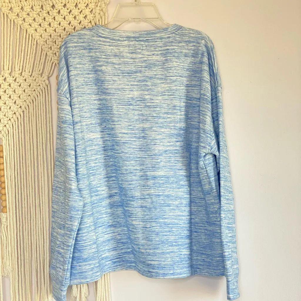 J. Crew Light Blue Crewneck Sweater - Image 4