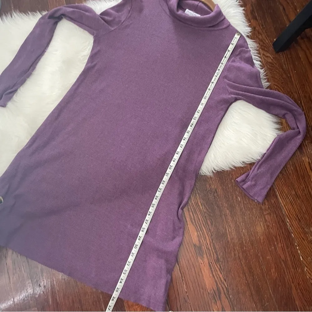 Michael Stars Waffle Knit Cowl Neck Long Sleeve Dress NWOT - Image 9