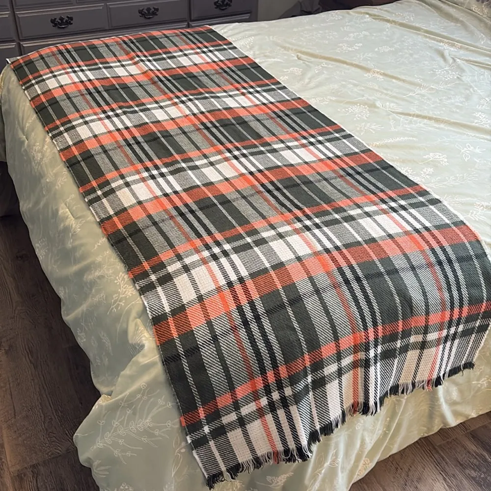 Double Sided Blanket Scarf // FALL SHAWL - Image 6