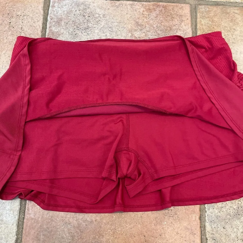 Lucky in love side cinch tennis gold Pickleball skort size L - Image 2