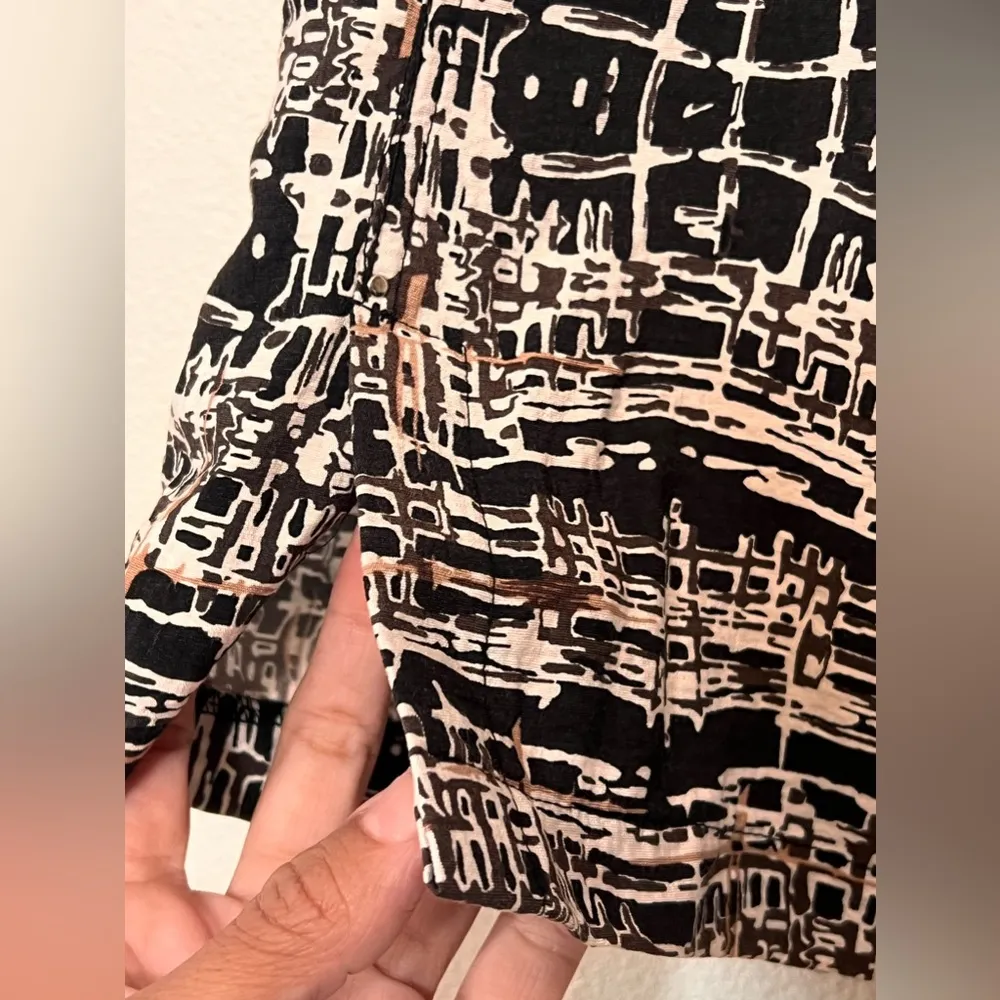 Jamie Sadock Abstract Golf/Tennis Pickleball Skort Size 4 Black - Image 4